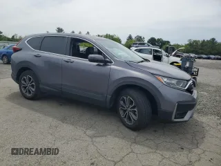 2020 Honda CR-V EX-L with VIN 5J6RW2H80LL037462, listed as a Copart auction lot 58487225 with 50,507 mi miles and Salvage title. Bid and sale history available at DreamBid. Image 4.