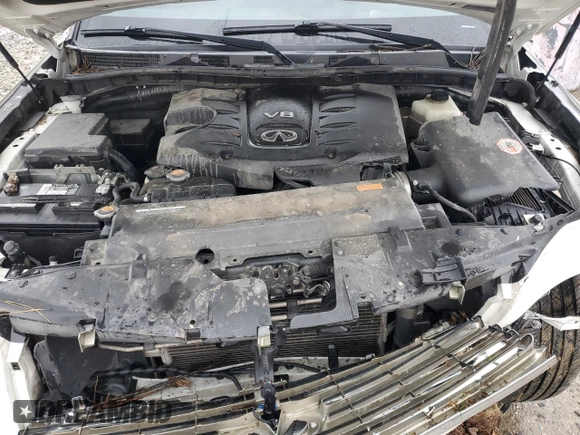 2013 Infiniti QX56 with VIN JN8AZ2NE7D9061281, listed as a Copart auction lot 51107315 with 207,403 mi miles and Non repairable. Bid and sale history available at DreamBid. Image 12.