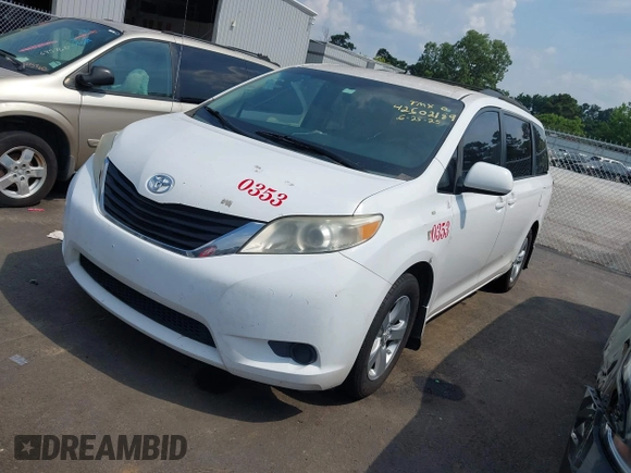 2012 Toyota Sienna LE AAS with VIN 5TDKK3DC5CS270609, listed as a IAAI auction lot 42602189 with 412,612 mi miles and . Bid and sale history available at DreamBid. Image 22.