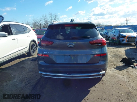 2019 Hyundai Tucson Ultimate with VIN KM8J3CAL1KU068739, listed as a IAAI auction lot 41738850 with 6,005 mi miles. Bid and sale history available at carsss.com. Image 17.