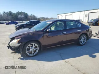 2014 Nissan Maxima 3.5 SV with VIN 1N4AA5AP4EC906061, listed as a Copart auction lot 46363955 with 165,920 mi miles and Salvage Title. Bid and sale history available at carsss.com. Image 1.