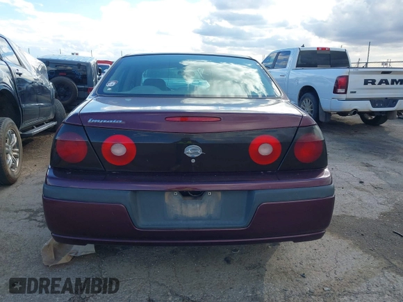 2004 Chevrolet Impala with VIN 2G1WF52E649387334, listed as a IAAI auction lot 40754298 with 216,092 mi miles and . Bid and sale history available at carsss.com. Image 16.