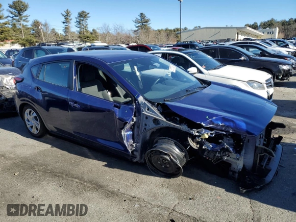 2024 Subaru Impreza with VIN JF1GUABC8R8271571, listed as a Copart auction lot 87575385 with 3,872 mi miles and Salvage Title. Bid and sale history available at carsss.com. Image 4.