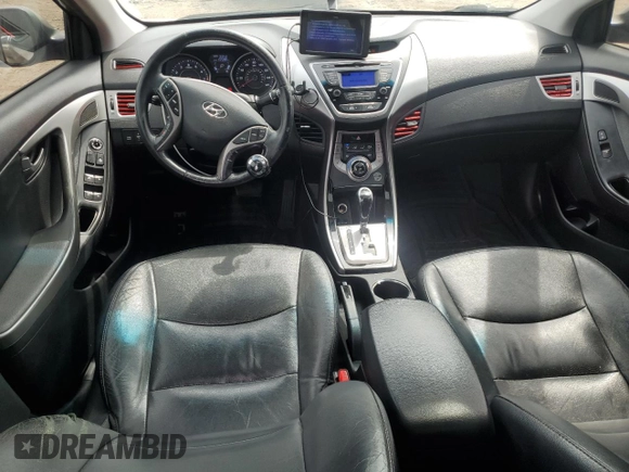 2013 Hyundai Elantra GLS z VIN 5NPDH4AE5DH272290, wystawiony jako Copart lot #53835355 z przebiegiem 137 289 mil mil oraz Szkoda całkowita • Salvage title. Historia ofert i sprzedaży dostępna na DreamBid. Obrazek 8.