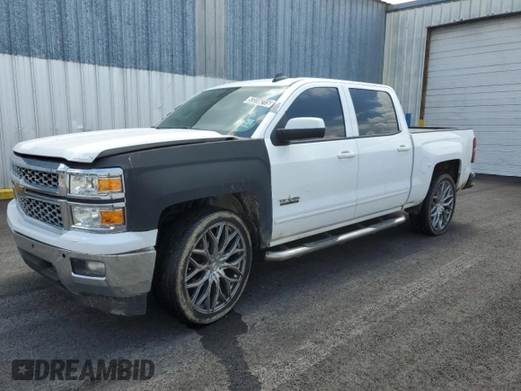 2015 Chevrolet Silverado 1500 LT with VIN 3GCPCREC0FG458090, listed as a Copart auction lot 53316215 with 169,622 mi miles and Clean Title. Bid and sale history available at DreamBid. Image 1.