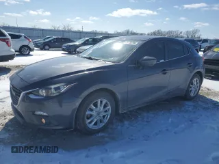 2015 Mazda Mazda3 i Touring with VIN 3MZBM1L73FM215547, listed as a Copart auction lot 45776295 with 75,146 mi miles and Salvage Title. Bid and sale history available at carsss.com. Image 1.