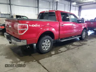 2012 Ford F-150 XL with VIN 1FTFW1ET4CKE22489, listed as a Copart auction lot 51338375 with 244,955 mi miles and Salvage Title. Bid and sale history available at DreamBid. Image 3.