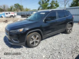 2019 Jeep Cherokee Limited with VIN 1C4PJLDB2KD340920, listed as a Copart auction lot 53554965 with 70,384 mi miles and Non Repairable. Bid and sale history available at DreamBid. Image 1.