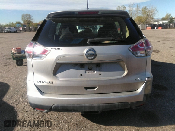 2015 Nissan Rogue S with VIN KNMAT2MV7FP501643, listed as a IAAI auction lot 42090705 with 147,128 mi miles. Bid and sale history available at carsss.com. Image 16.
