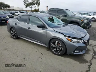 2020 Nissan Sentra SR with VIN 3N1AB8DV4LY253032, listed as a Copart auction lot 85785624 with 36,605 mi miles and Salvage Title. Bid and sale history available at DreamBid. Image 4.