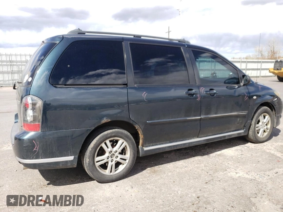 2004 Mazda MPV LX with VIN JM3LW28A740501128, listed as a Copart auction lot 48497405 with 277,365 mi miles and Salvage Title. Bid and sale history available at carsss.com. Image 3.