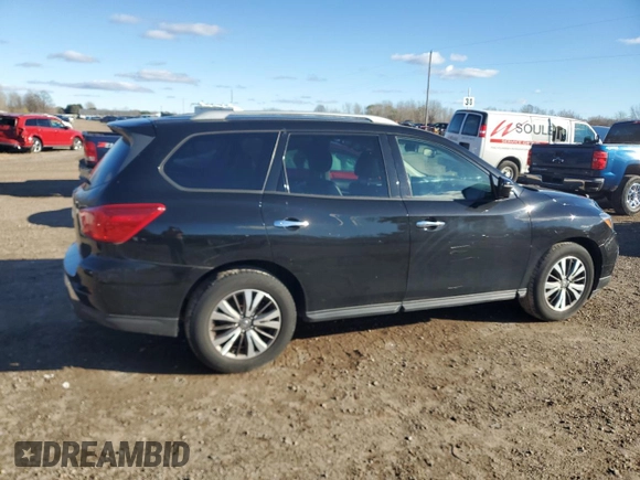 2017 Nissan Pathfinder SL with VIN 5N1DR2MM3HC697511, listed as a Copart auction lot 79969634 with 136,300 mi miles and Clean Title. Bid and sale history available at carsss.com. Image 3.