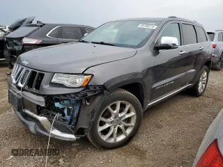 2014 Jeep Grand Cherokee Summit с VIN 1C4RJFJG6EC500348, выставлен на аукционе Copart как лот 59166275 с пробегом 104 623 миль миль и Списание • Salvage title. История ставок и продаж доступна на DreamBid. Изображение 1.