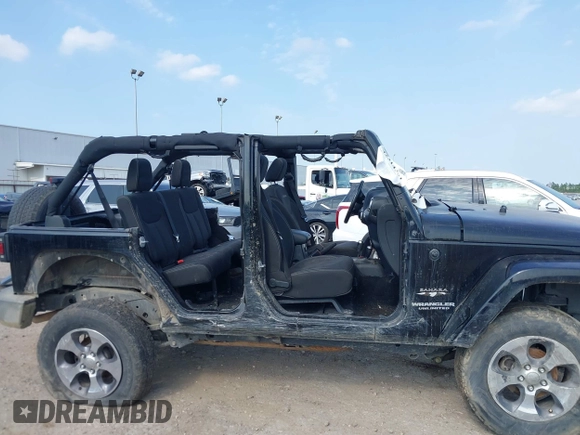 2016 Jeep Wrangler Unlimited Sahara with VIN 1C4BJWEG8GL333876, listed as a IAAI auction lot 42314351 with 163,889 mi miles and . Bid and sale history available at DreamBid. Image 13.