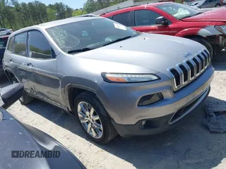 2015 Jeep Cherokee Limited with VIN 1C4PJLDB4FW584952, listed as a IAAI auction lot 42027257 with 146,198 mi miles and . Bid and sale history available at DreamBid. Image 1.