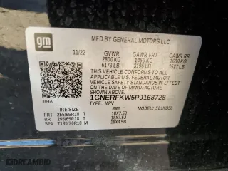 2023 Chevrolet Traverse LS with VIN 1GNERFKW5PJ168728, listed as a Copart auction lot 48636525 with 20,066 mi miles and Salvage Title. Bid and sale history available at carsss.com. Image 12.