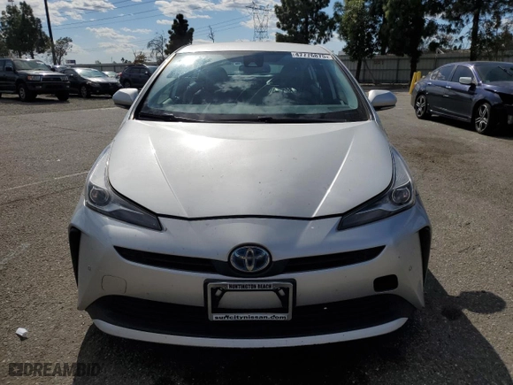 2020 Toyota Prius L Eco with VIN JTDKARFU6L3126421, listed as a Copart auction lot 47776875 with 122,465 mi miles and Salvage Title. Bid and sale history available at carsss.com. Image 5.
