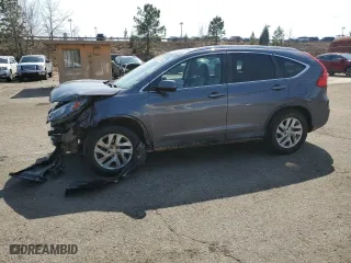 2016 Honda CR-V EX-L with VIN 2HKRM3H75GH555439, listed as a Copart auction lot 49215365 with 143,265 mi miles and Salvage Title. Bid and sale history available at carsss.com. Image 1.