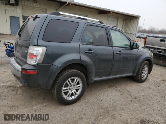 2010 Mercury Mariner Premier with VIN 4M2CN9HGXAKJ19825, listed as a Copart auction lot 44738925 with 147,657 mi miles and Salvage title. Bid and sale history available at DreamBid. Image 3.