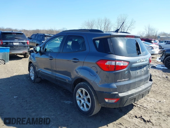 2019 Ford EcoSport SE with VIN MAJ3S2GE3KC299737, listed as a IAAI auction lot 41762805 with 71,465 mi miles and . Bid and sale history available at DreamBid. Image 3.