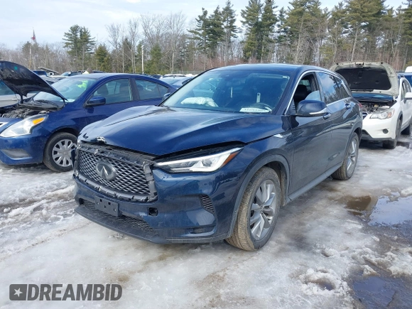 2019 Infiniti QX50 Luxe with VIN 3PCAJ5M39KF144475, listed as a IAAI auction lot 41653905 with 58,436 mi miles and . Bid and sale history available at DreamBid. Image 17.