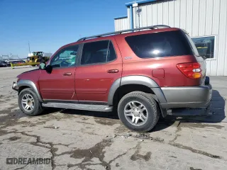 2004 Toyota Sequoia SR5 with VIN 5TDZT34AX4S212670, listed as a Copart auction lot 42007405 with 282,865 mi miles and Salvage Title. Bid and sale history available at carsss.com. Image 2.