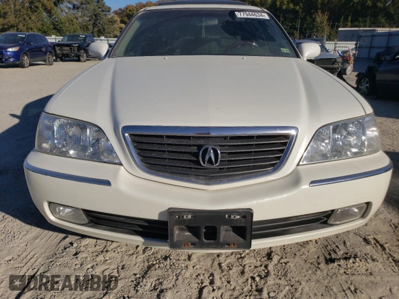 2000 Acura RL with VIN JH4KA9657YC004956, listed as a Copart auction lot 77944634 with 0 mi miles and Salvage Title. Bid and sale history available at carsss.com. Image 5.