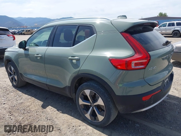 2023 Volvo XC40 Plus Bright Theme with VIN YV4L12UNXP2930656, listed as a IAAI auction lot 42524396 with 58,185 mi miles and . Bid and sale history available at DreamBid. Image 3.
