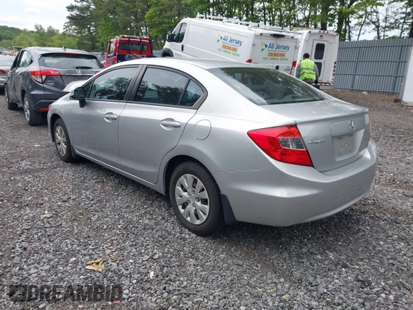 2012 Honda Civic LX z VIN 19XFB2F57CE013066, wystawiony jako IAAI lot #42344054 z przebiegiem 185 986 mil mil oraz . Historia ofert i sprzedaży dostępna na DreamBid. Obrazek 3.