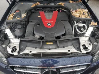 2017 Mercedes-Benz E-Class AMG E 43 with VIN WDDZF6EBXHA163981, listed as a Copart auction lot 80611534 with 85,528 mi miles and Salvage Title. Bid and sale history available at carsss.com. Image 12.