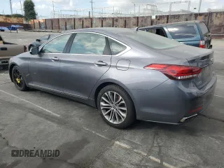 2015 Hyundai Genesis 3.8L with VIN KMHGN4JE6FU049153, listed as a Copart auction lot 71475544 with 87,477 mi miles and Salvage Title. Bid and sale history available at carsss.com. Image 2.