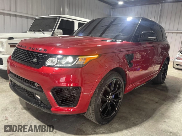 2016 Land Rover Range Rover Sport SVR с VIN SALWZ2EF7GA544520, выставлен на аукционе Copart как лот 50848935 с пробегом 46 984 миль миль и Чистый • Clean title. История ставок и продаж доступна на DreamBid. Изображение 2.