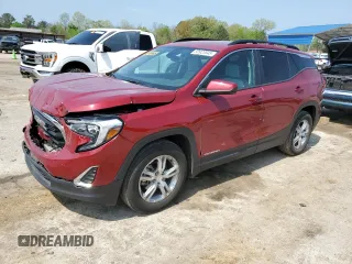 2021 GMC Terrain SLE z VIN 3GKALMEVXML328434, wystawiony jako Copart lot #50923645 z przebiegiem 52 026 mil mil oraz Szkoda całkowita • Salvage title. Historia ofert i sprzedaży dostępna na DreamBid. Obrazek 1.