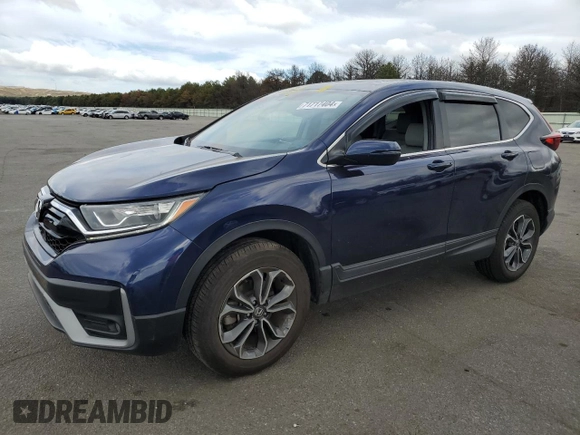 2020 Honda CR-V with VIN NY76943, listed as a Copart auction lot 71717404 with 45,483 mi miles and Salvage title. Bid and sale history available at DreamBid. Image 1.