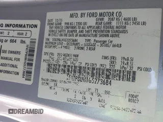 2016 Ford Mustang EcoBoost Premium with VIN 1FATP8UH1G5273684, listed as a IAAI auction lot 41653255 with 108,183 mi miles and . Bid and sale history available at DreamBid. Image 9.