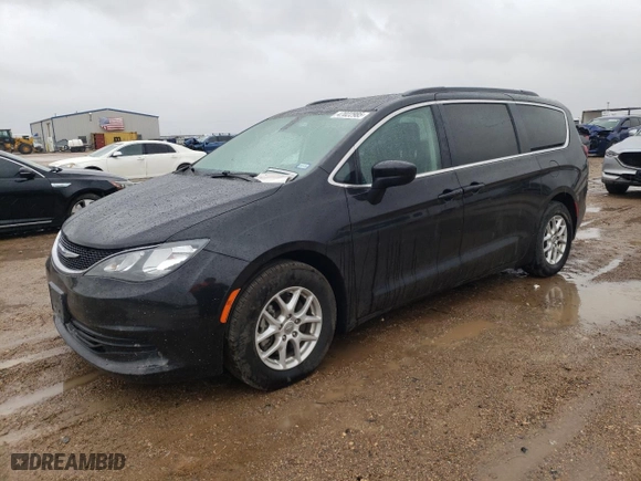 2020 Chrysler Voyager LXI with VIN 2C4RC1DG4LR164454, listed as a Copart auction lot 47022985 with 117,823 mi miles and Salvage Title. Bid and sale history available at carsss.com. Image 1.