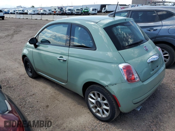 2017 FIAT 500 Pop with VIN 3C3CFFKRXHT548035, listed as a Copart auction lot 60528075 with 92,427 mi miles and Clean title. Bid and sale history available at DreamBid. Image 2.