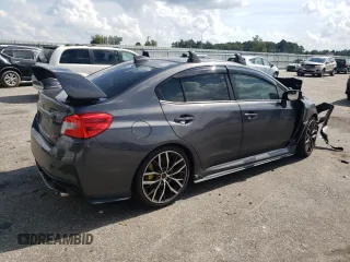 2020 Subaru WRX STI Limited with VIN JF1VA2Y67L9809671, listed as a Copart auction lot 72798394 with 36,123 mi miles and Salvage Title. Bid and sale history available at carsss.com. Image 3.