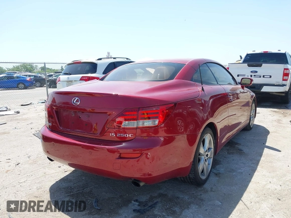 2010 Lexus IS 250 C z VIN JTHFF2C26A2511427, wystawiony jako IAAI lot #42249468 z przebiegiem 117 787 mil mil oraz . Historia ofert i sprzedaży dostępna na DreamBid. Obrazek 4.