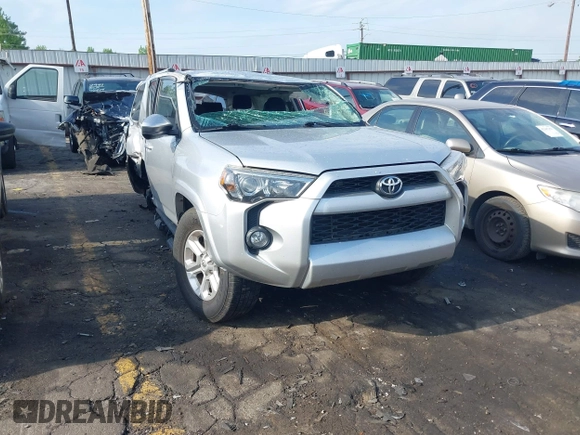 2017 Toyota 4Runner SR5 with VIN JTEZU5JR7H5162840, listed as a IAAI auction lot 42155306 with 155,606 mi miles and . Bid and sale history available at DreamBid. Image 1.