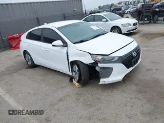 2019 Hyundai Ioniq Blue with VIN KMHC65LC2KU140184, listed as a IAAI auction lot 42573121 with 150,819 mi miles and . Bid and sale history available at DreamBid. Image 1.
