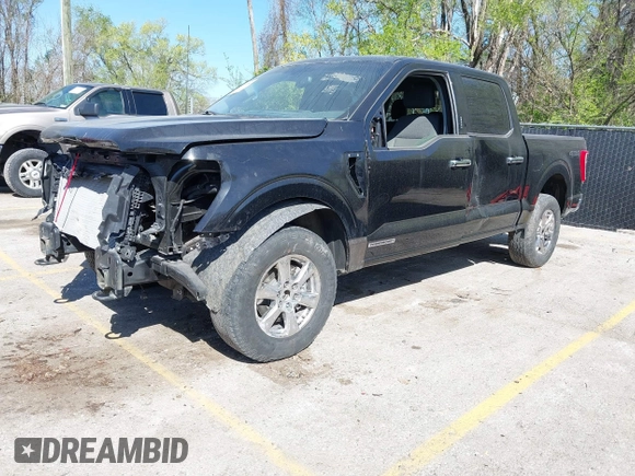 2024 Ford F-150 XLT with VIN 1FTFW3LD1RFA75938, listed as a IAAI auction lot 42011485 with 14,674 mi miles. Bid and sale history available at carsss.com. Image 17.
