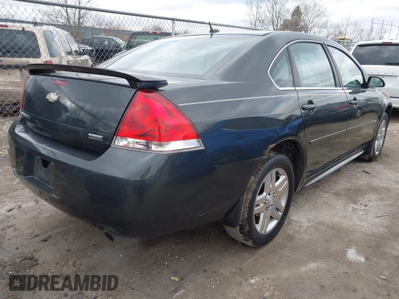 2013 Chevrolet Impala LT with VIN 2G1WB5E30D1110926, listed as a IAAI auction lot 41964457 with 106,064 mi miles and . Bid and sale history available at DreamBid. Image 4.