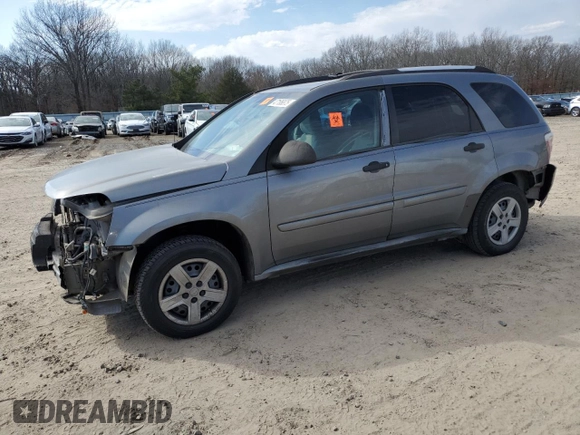 2005 Chevrolet Equinox LS with VIN 2CNDL23F456065013, listed as a Copart auction lot 47106875 with 229,866 mi miles and Clean Title. Bid and sale history available at carsss.com. Image 1.