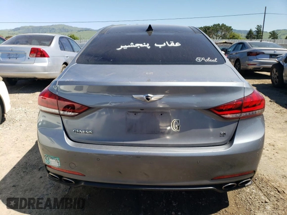 2015 Hyundai Genesis 5.0L with VIN KMHGN4JF3FU029533, listed as a Copart auction lot 49441804 with 125,984 mi miles. Bid and sale history available at carsss.com. Image 6.