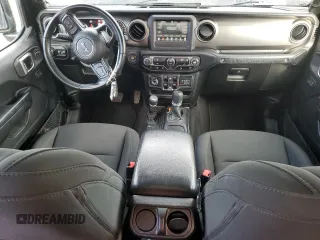 2021 Jeep Wrangler Unlimited Sport with VIN 1C4HJXDG5MW509925, listed as a Copart auction lot 56345885 with 25,549 mi miles and Salvage title. Bid and sale history available at DreamBid. Image 8.