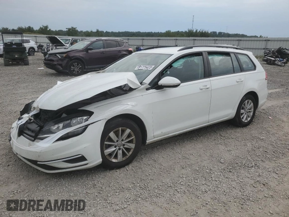 2019 Volkswagen Golf SportWagen S with VIN 3VWY57AU0KM510084, listed as a Copart auction lot 61725423 with 85,875 mi miles. Bid and sale history available at carsss.com. Image 1.