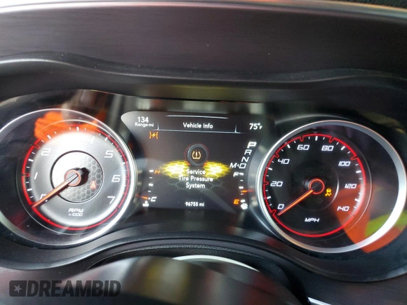 2018 Dodge Charger SXT with VIN 2C3CDXBG1JH239112, listed as a Copart auction lot 48007405 with 96,755 mi miles and Salvage Title. Bid and sale history available at DreamBid. Image 9.