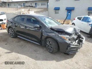 2020 Toyota Corolla SE with VIN 5YFS4RCE6LP043227, listed as a Copart auction lot 48500835 with 39,330 mi miles and Salvage Title. Bid and sale history available at carsss.com. Image 4.