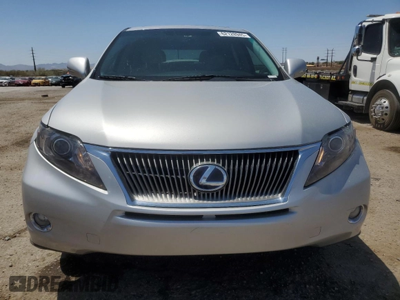 2012 Lexus RX 450h with VIN JTJZB1BA1C2006294, listed as a Copart auction lot 62128945 with 222,829 mi miles and Salvage title. Bid and sale history available at DreamBid. Image 5.